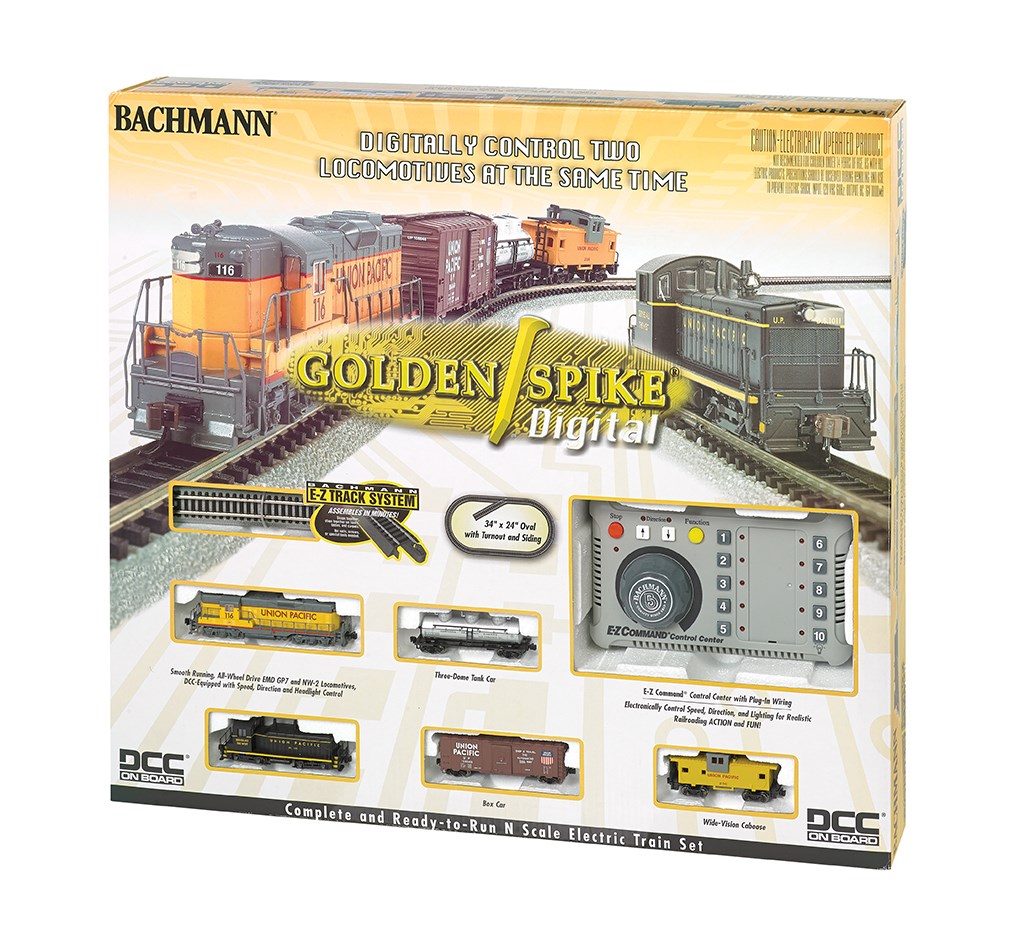 Bachmann GOLDEN SPIKE® WITH DIGITAL CONTROL (N SCALE PasseTemps 3000
