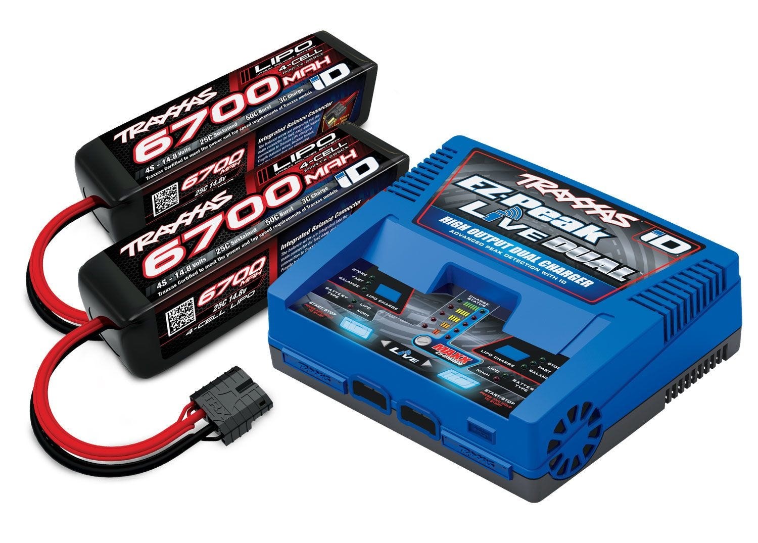 TRAXXAS Dual Battery/Charger Completer Pack PasseTemps 3000
