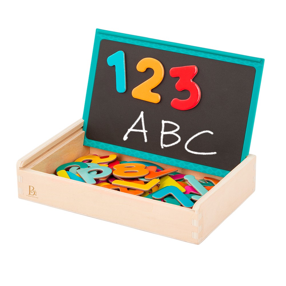 Pot à Lettres Aimantés Tachan 72 Pièces - Alphabet, Chiffres, Symboles, Pour Tableau Magnétique Ou Frigo, Enfants Dès 3 Ans