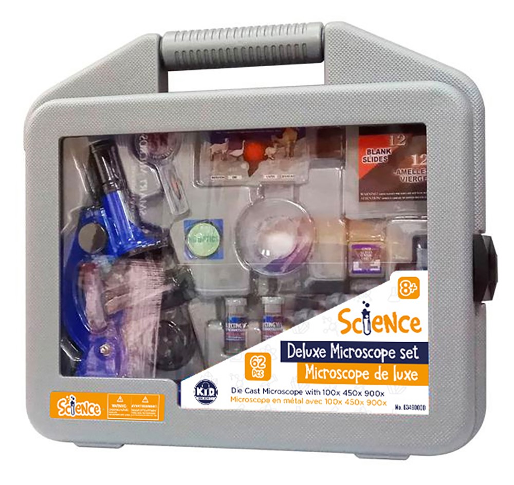 MICROSCOPE DE LUXE EN MALLETTE, 62mcx PasseTemps 3000