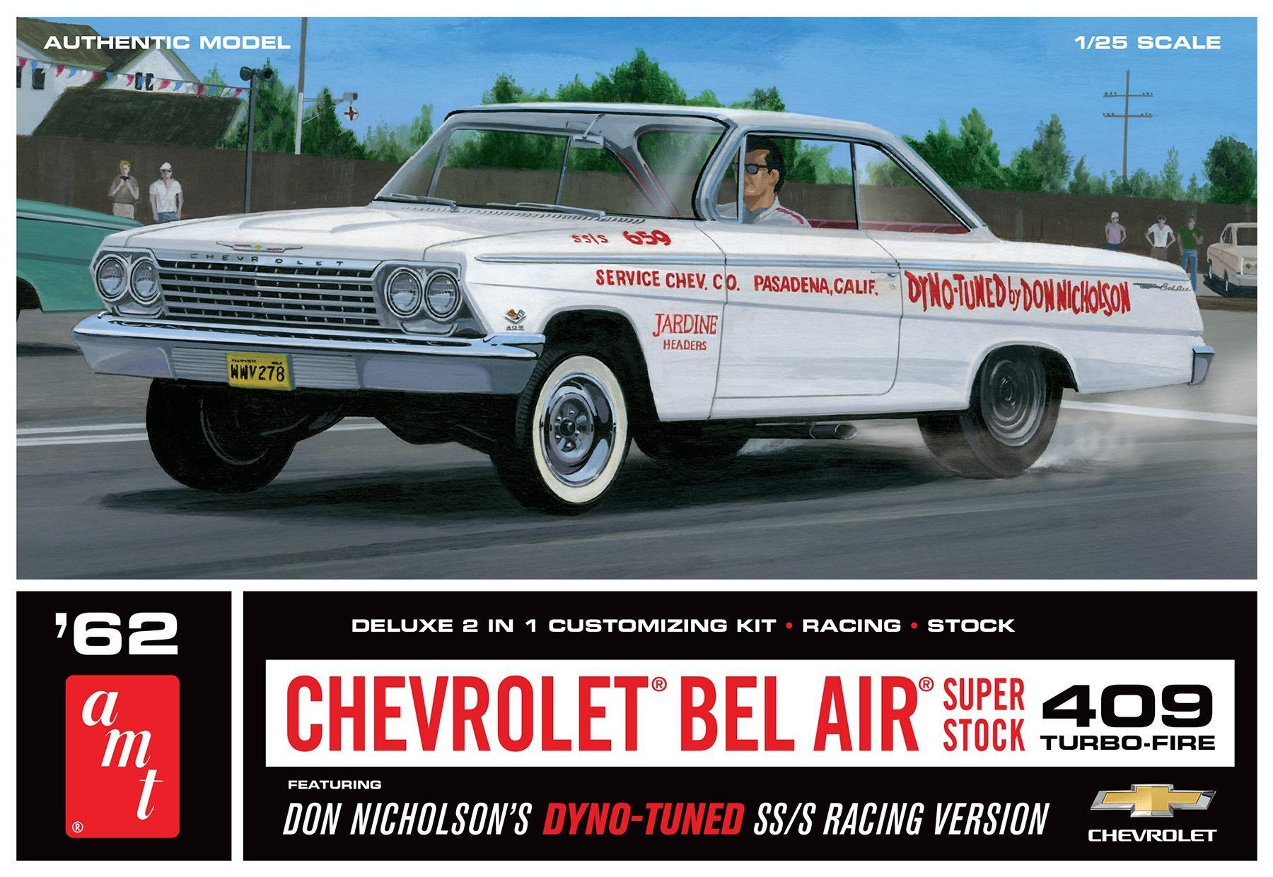 125 1962 CHEVY BEL AIR SUPER STOCK DON NICHOLSON PasseTemps 3000